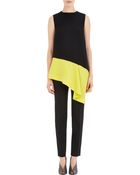 Balenciaga Asymmetric Colorblock Top - Lyst