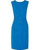 Oscar de la Renta Wool Dress - Lyst