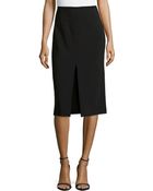 Michael Kors Knee-Length Pencil Skirt W/ Center Slit - Lyst