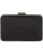 MICHAEL Michael Kors Elsie Haircalf Box Clutch Bag - Lyst