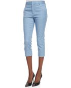 J Brand Davis Ankle-Cropped Trouser Pants - Lyst