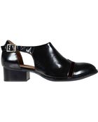 Jeffrey Campbell Scarpa Donna In Pelle Nera - Lyst