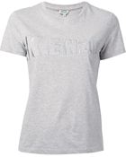 Kenzo Embroidered Logo T-Shirt - Lyst