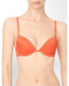 Calvin Klein Luster Push-Up Bra - Lyst