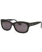 Kenzo Women'S Noir Rectangle Black Sunglasses - Lyst