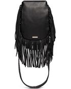Thomas Wylde Skull Rivet Fringe Leather Satchel - Lyst