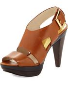 MICHAEL Michael Kors Carla Platform Sandal - Lyst