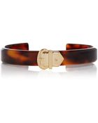 Karen Millen Acetate Narrow Buckle Cuff - Lyst