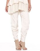 Donna Karan New York Cropped Slouchy Pants - Lyst