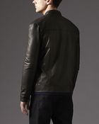 Jaeger Leather Jacket - Lyst
