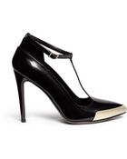 Jason Wu Metal Plate Leather Pumps - Lyst