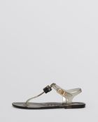 Ted Baker Flat Thong Jelly Sandals Deynaa - Lyst