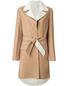 Agnona Belted Coat - Lyst