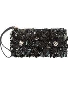 Marni Embellished Fur Woodruff Clutch - Lyst