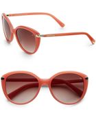 Nina Ricci Retro Cat'S-Eye Plastic Sunglasses - Lyst