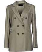 Emporio Armani Coat - Lyst