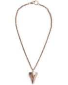 Mango Shark Tooth Pendant Necklace - Lyst