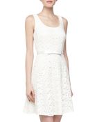 Laundry By Shelli Segal Cutout Filigree Lace Tank Dress - Lyst