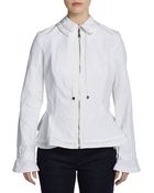 Elie Tahari Aliza Layered Peplum Jacket - Lyst