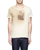 Scotch & Soda Printed Cotton Tshirt - Lyst