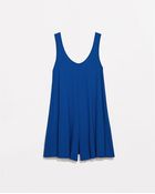Zara Jumpsuit With Straps - Lyst
