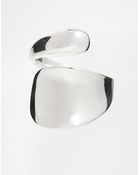 Asos Sterling Silver Open Ring - Lyst