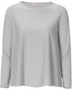 Stefanel Long-Sleeve Flared Sweater - Lyst