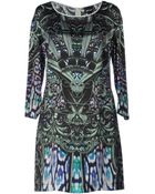 Just Cavalli Short Dress - Lyst