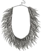 Kenneth Jay Lane Gunmetal-Plated Necklace - Lyst