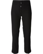 Ann Demeulemeester Cropped Trousers - Lyst