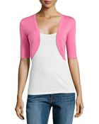 Michael Kors Open-Front Half-Sleeved Bolero - Lyst
