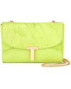 Ted Baker Leather T Clasp Bag - Lyst