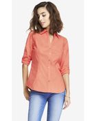 Express The Original Long Sleeve Essential Shirt - Lyst