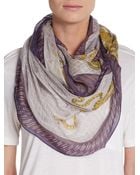 Versace Printed Modal & Cashmere Scarf - Lyst