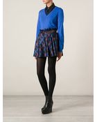 Kenzo Vneck Sweater - Lyst