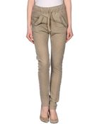 Leather Crown Casual Trouser - Lyst