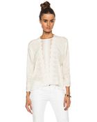 Vanessa Bruno Bacoli Silk Top - Lyst