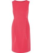 Jil Sander Reverse Ribbed Cotton-Blend Dress - Lyst