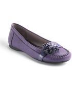 Anne Klein Kenton Suede Loafers - Lyst