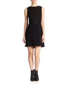 Rag & Bone Mijo Lace-Paneled Dress - Lyst