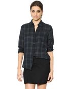 Etoile Isabel Marant Plaid Cotton Flannel Shirt - Lyst
