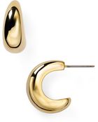 T Tahari Small Huggie Hoop Earrings - Lyst