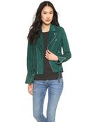 Laveer Canyon Moto Jacket - Deep Turquoise - Lyst
