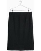 Mango Pencil Wool-Blend Skirt - Lyst