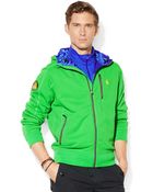Polo Ralph Lauren Fleece Contrast Hoodie - Lyst