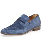 Berluti Andy Suede Penny Loafer - Lyst