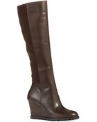 MICHAEL Michael Kors Aileen Wedge Boots - Lyst