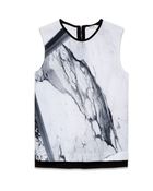 Helmut Lang Hydra Print Crepe Top - Lyst