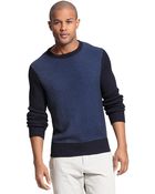 Tommy Hilfiger Textured Crew Neck Sweater - Lyst