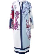 Etro Fitted Print Dress - Lyst